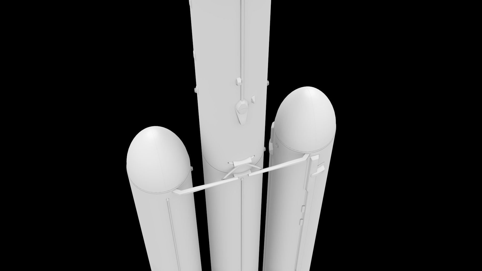 Falcon Heavy  Non Reusable 3D model_13