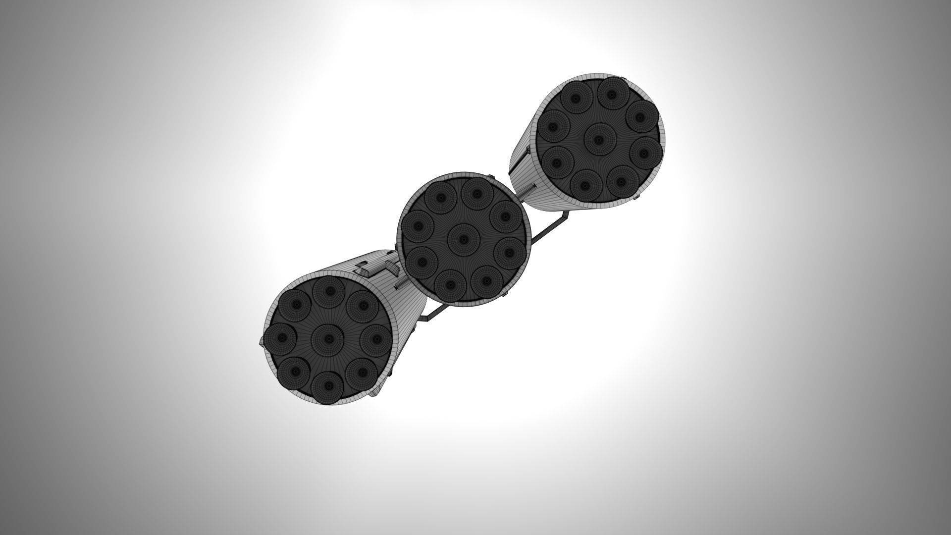 Falcon Heavy  Non Reusable 3D model_15