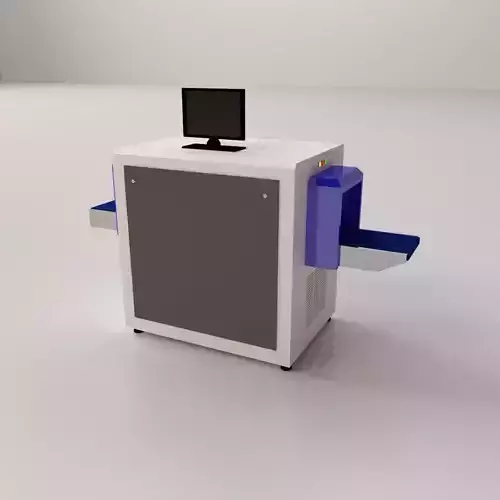 Baggage Metal Detector 3D model