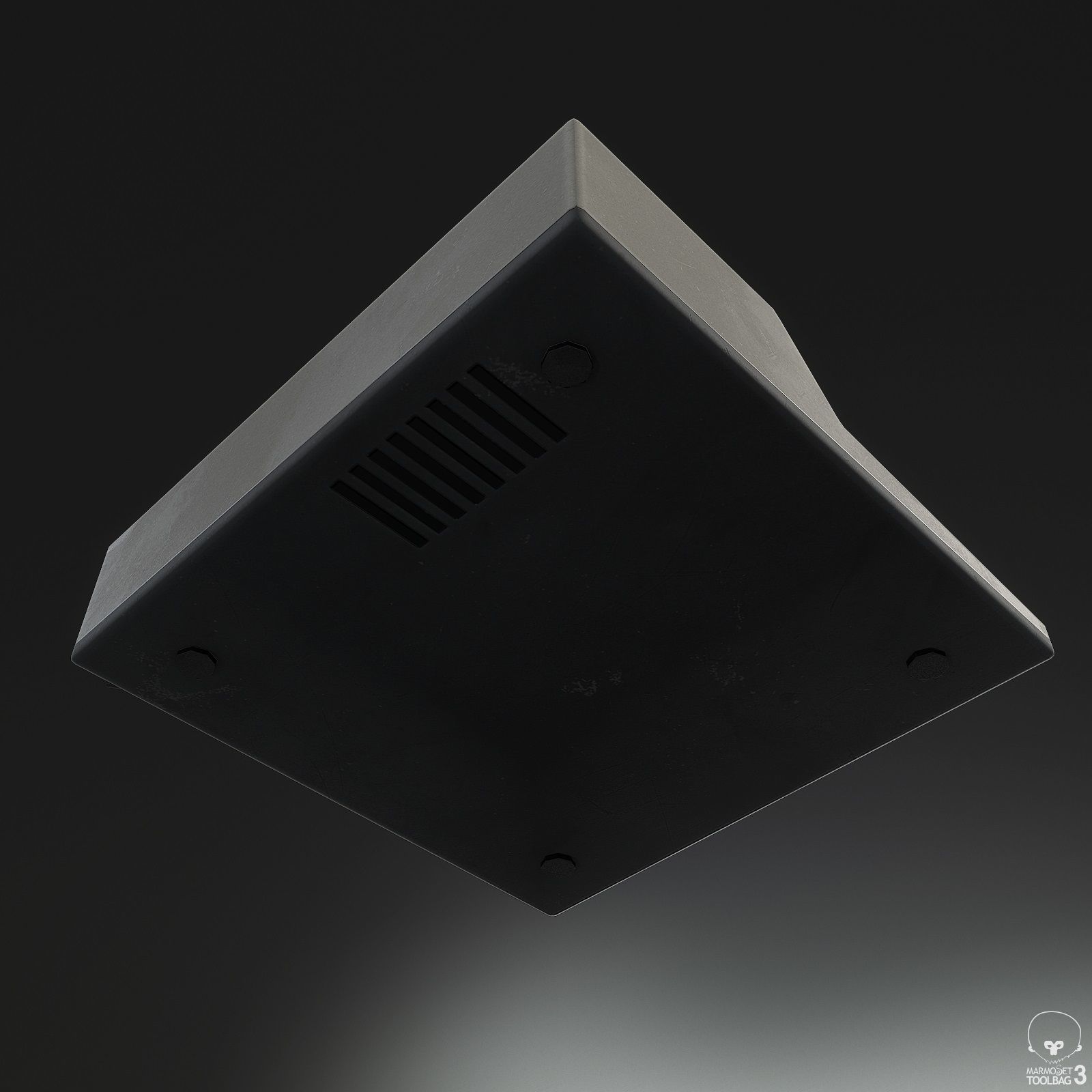 Soviet Calculator Low-poly 3D model_7