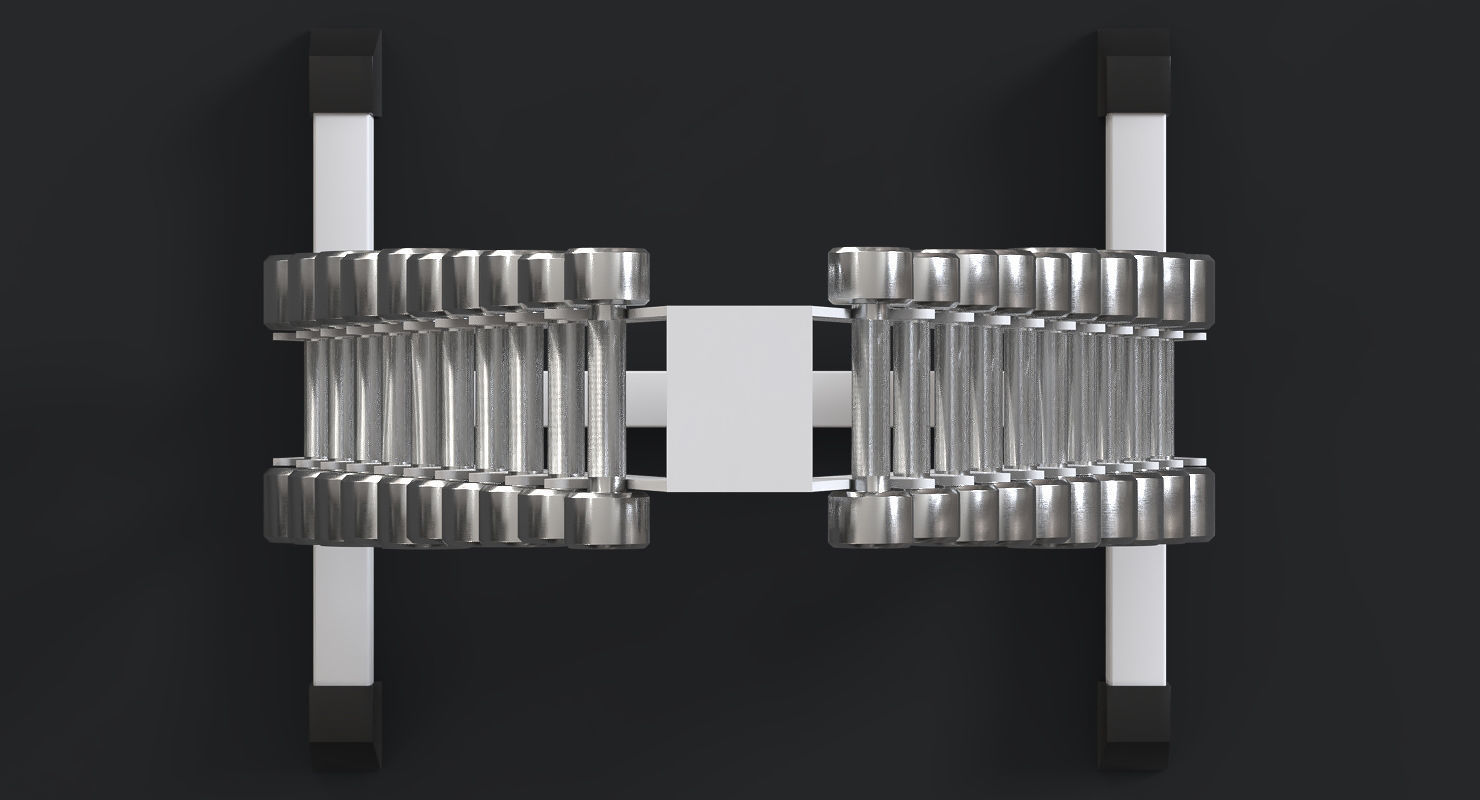 Dumbbell Rack 3D model_5