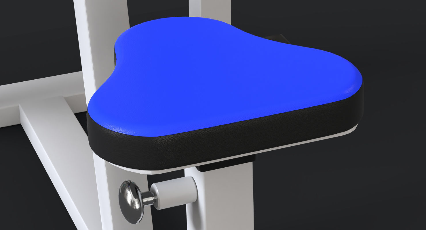 Preacher Curl Bench 3D model_6