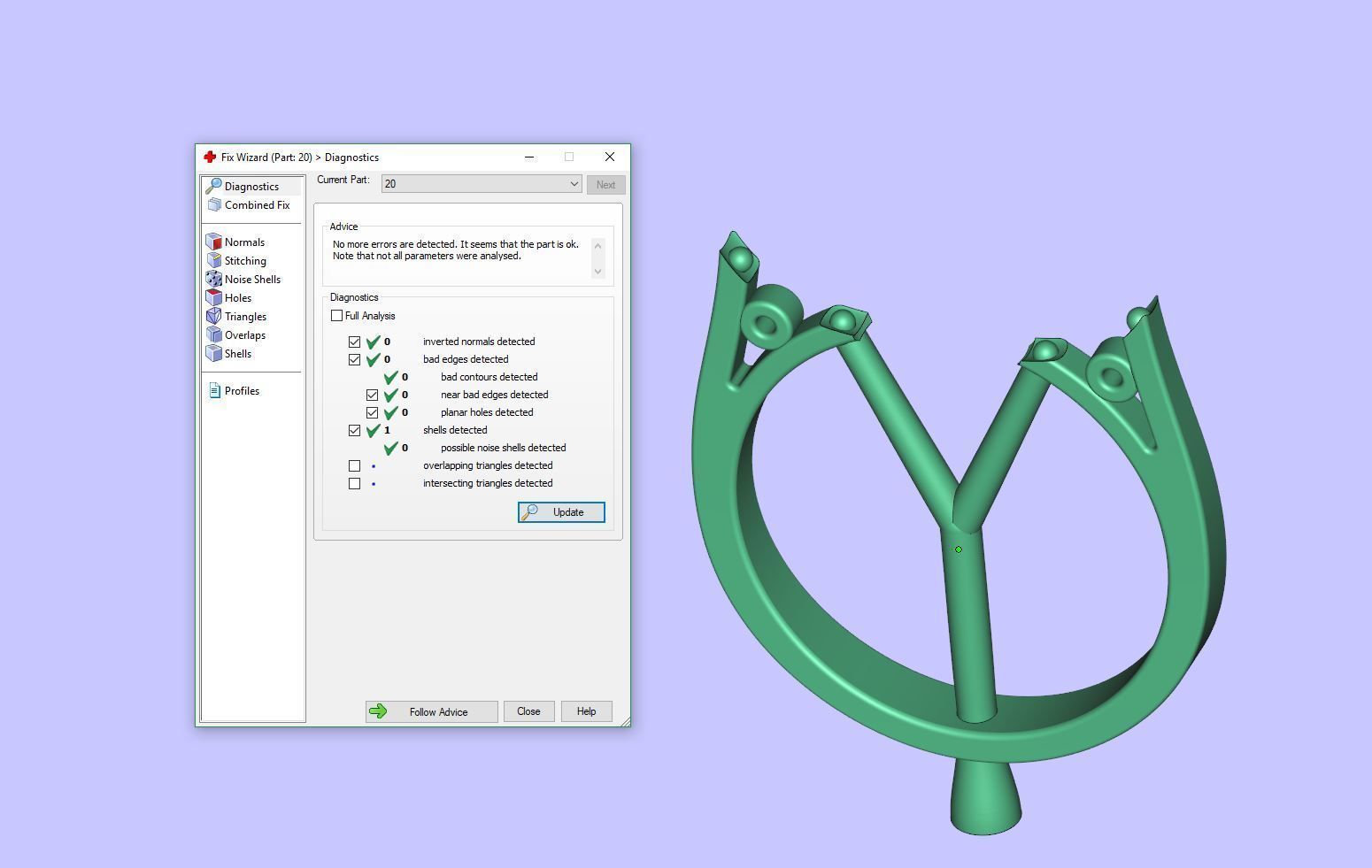 Diamond Color Stone Ring 3D print model_7