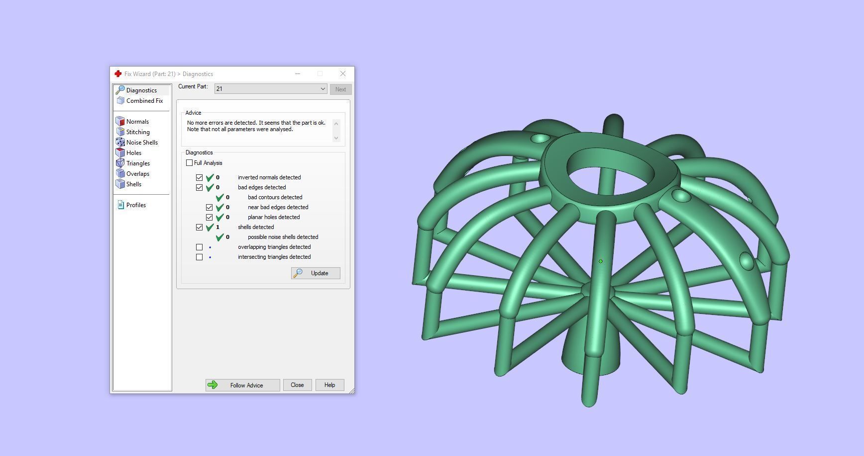 Diamond Color Stone Ring 3D print model_8