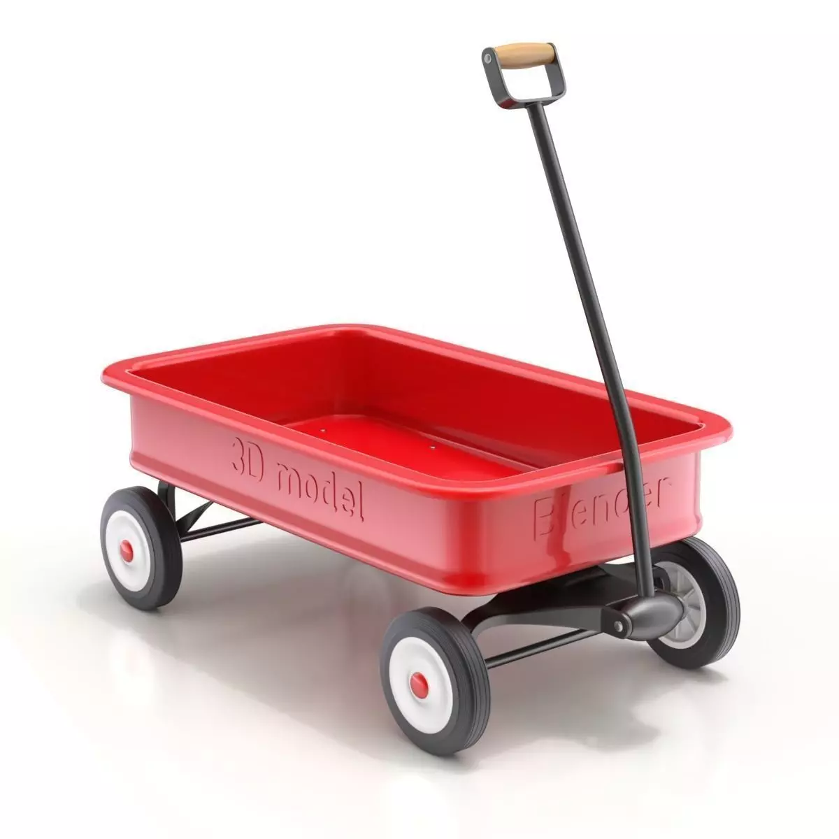 Child Wagon Toy 3D model