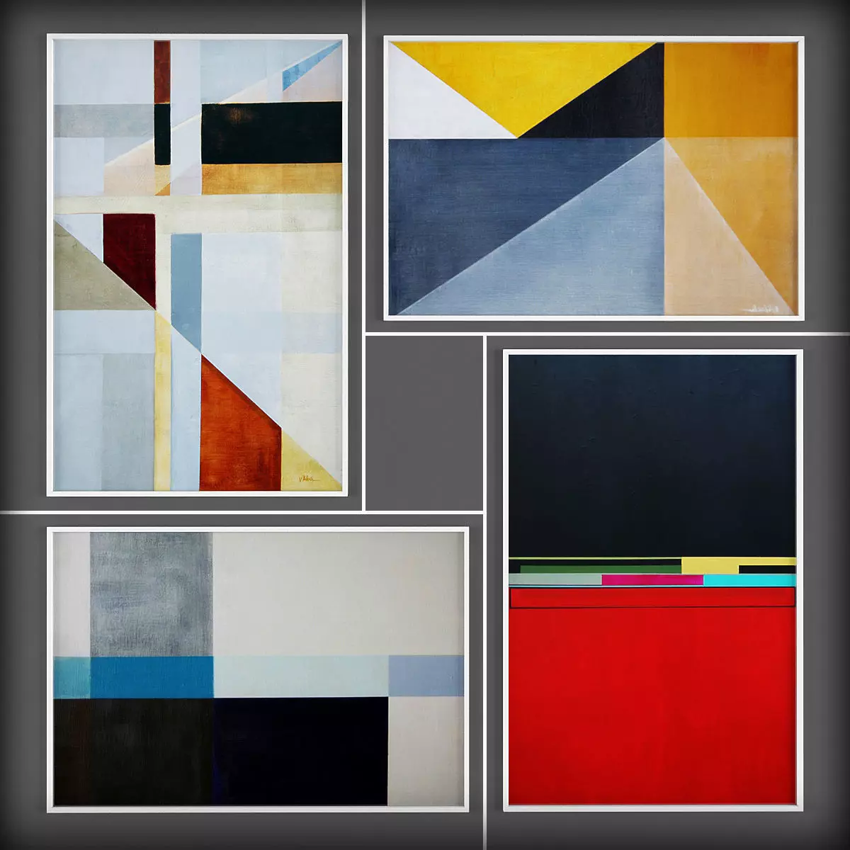 Picture Frames Low-poly 3D model_0