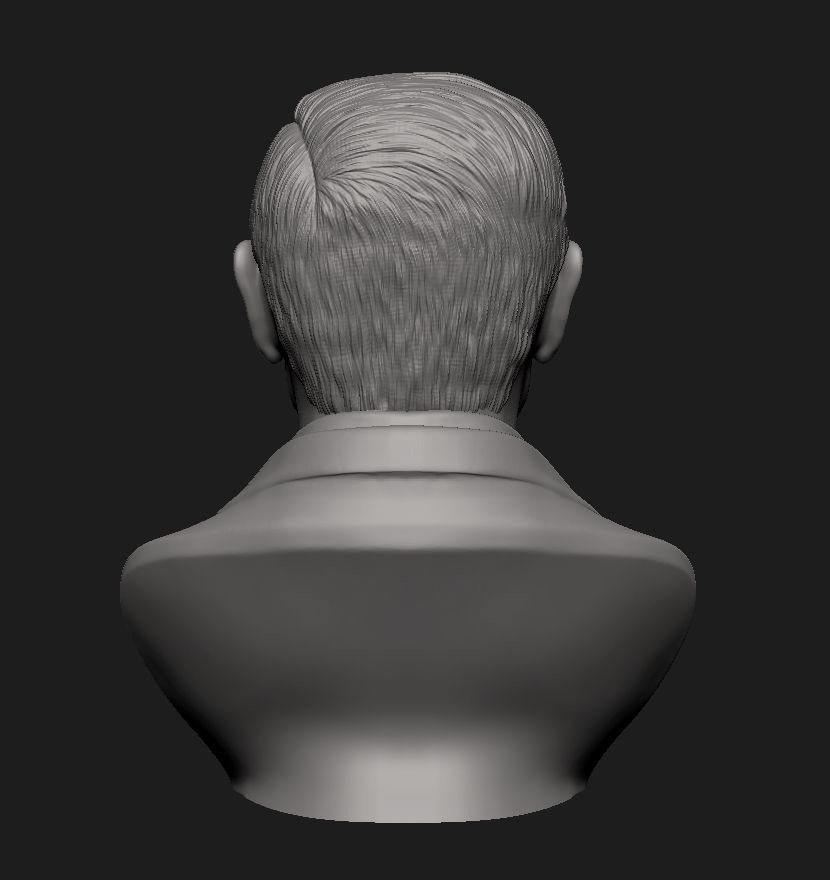 Benjamin Netanyahu 3D Sculpture 3D print model_6