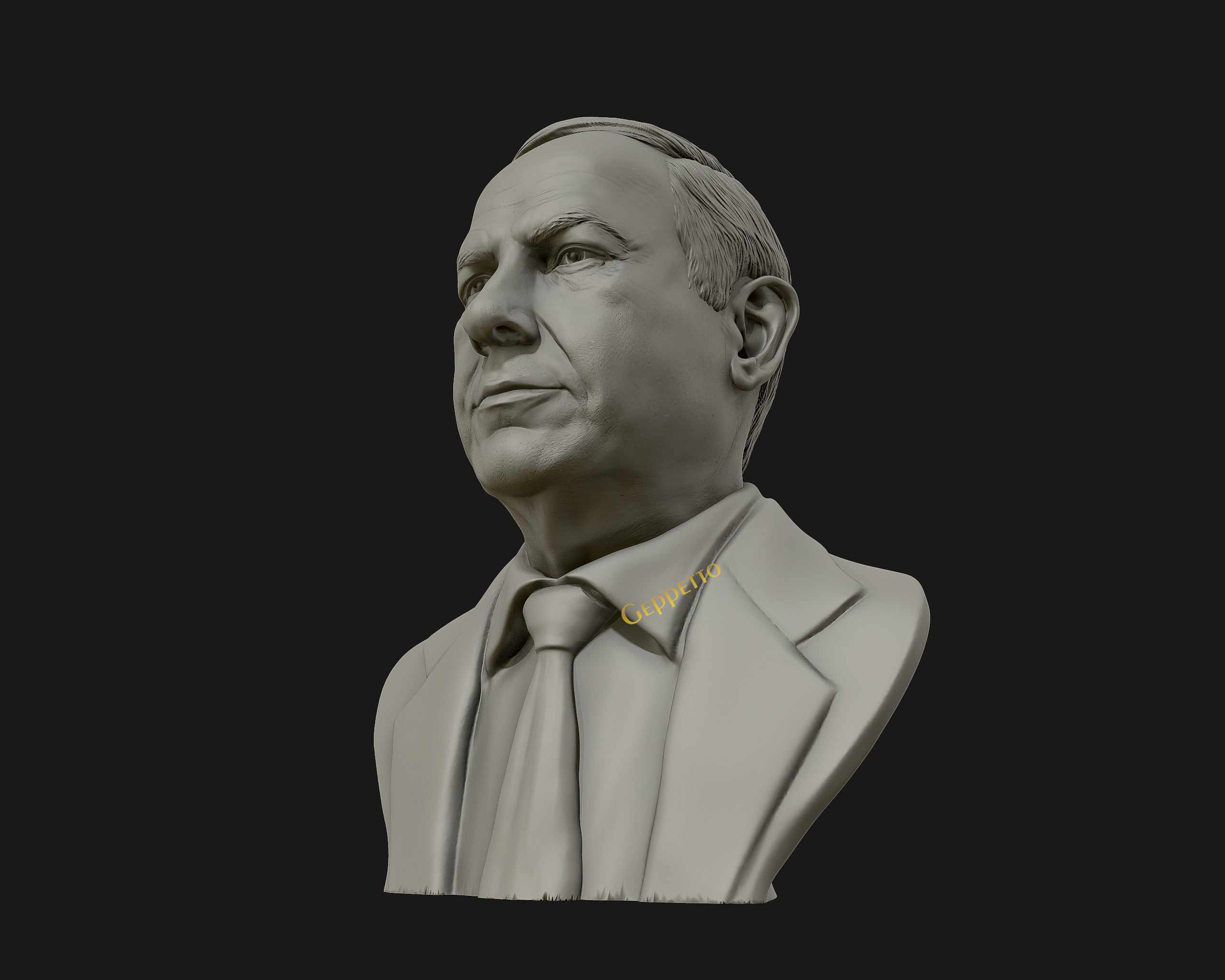 Benjamin Netanyahu 3D Sculpture 3D print model_31