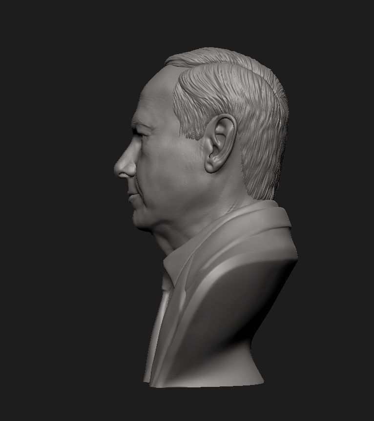 Benjamin Netanyahu 3D Sculpture 3D print model_5
