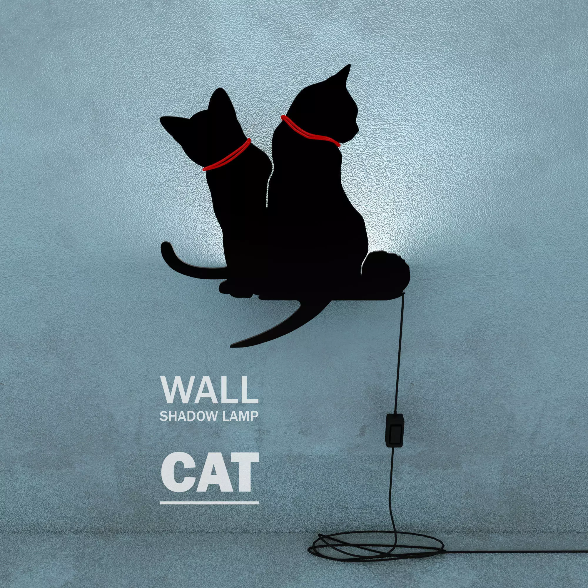 Wall Shadow Lamp  3D print model_0