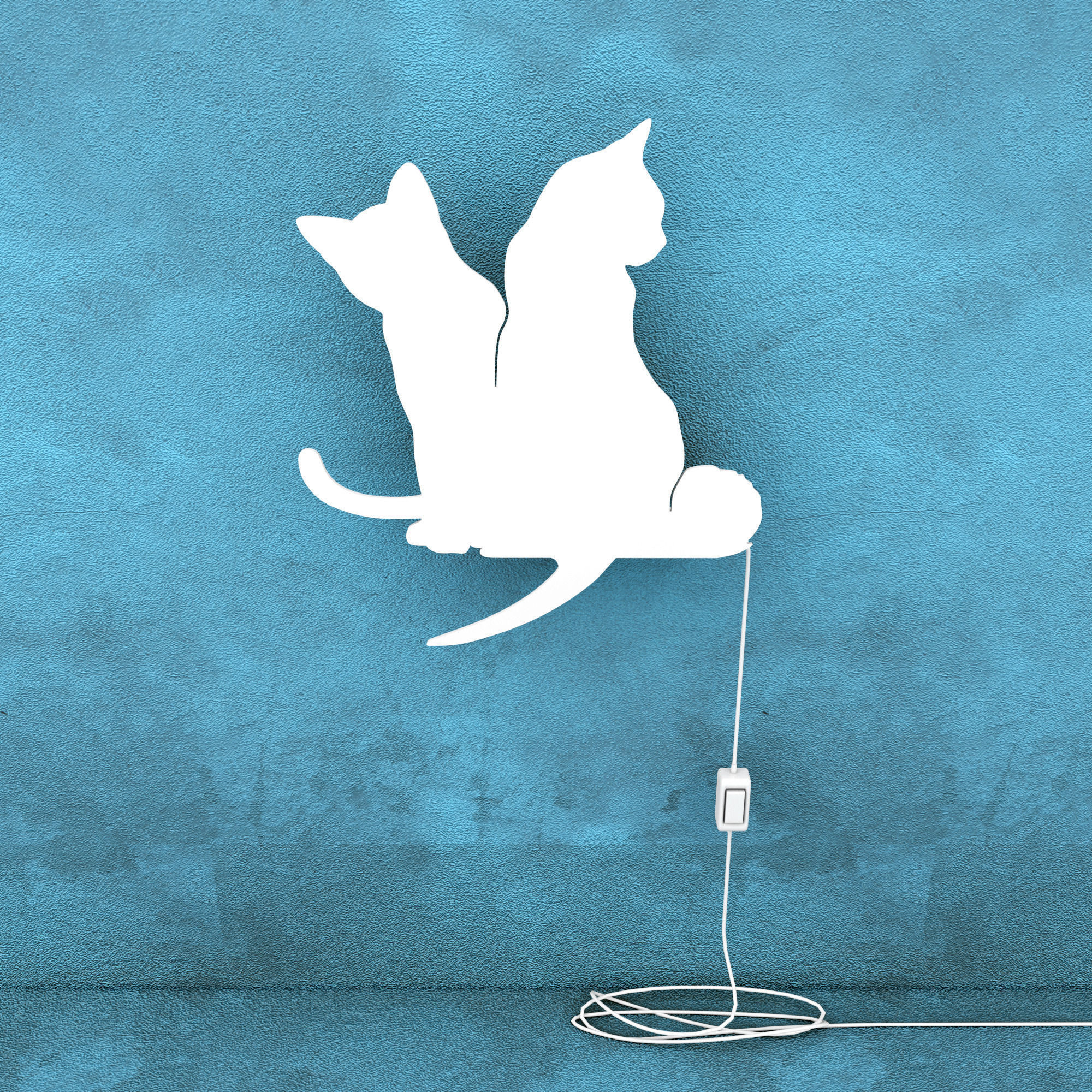 Wall Shadow Lamp  3D print model_2