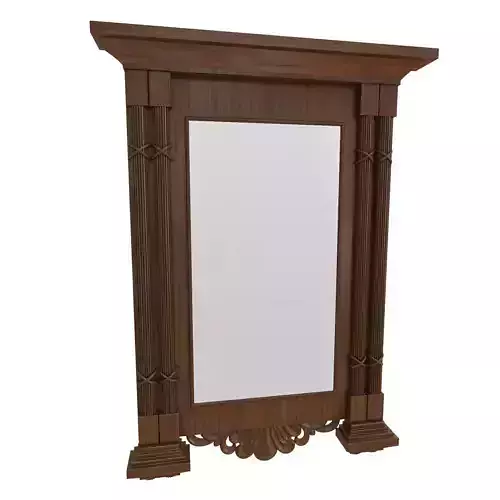Mirror wooden