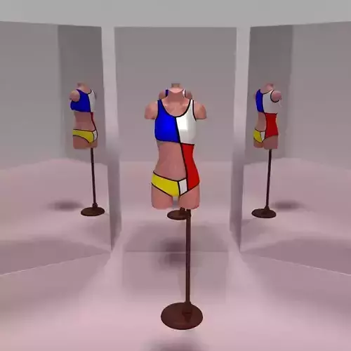 Piet Mondrain Swimsuit