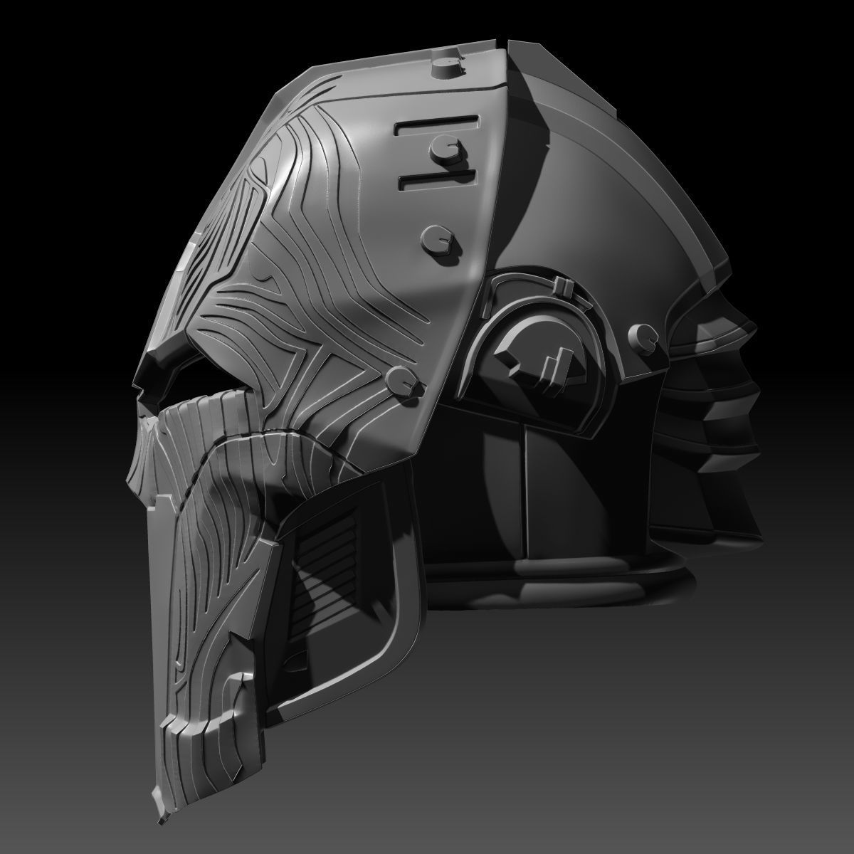 SWTOR Lord Adraas Sith Acolyte Helmet 3D Printable Model 3D print model_3
