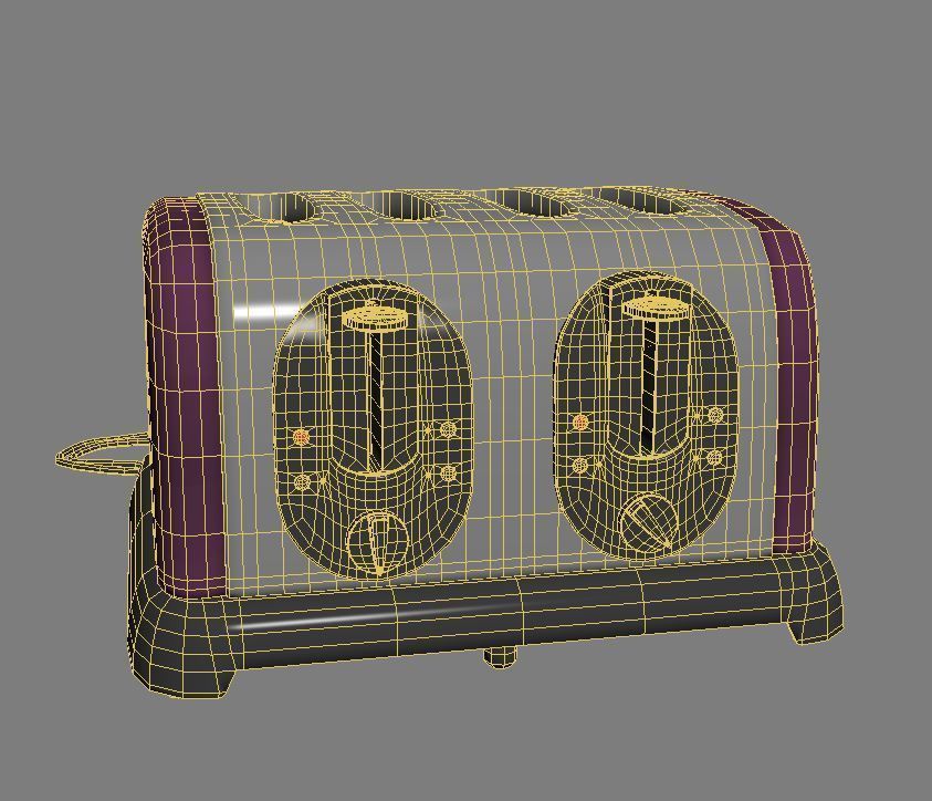 toaster slice 3D model_6