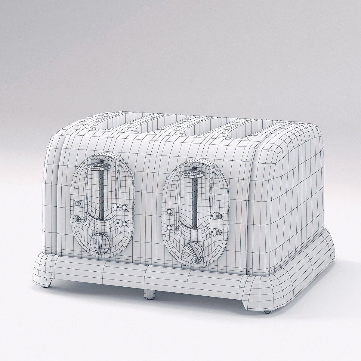 toaster slice 3D model_3