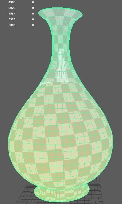 Flower Vase 3D model_5