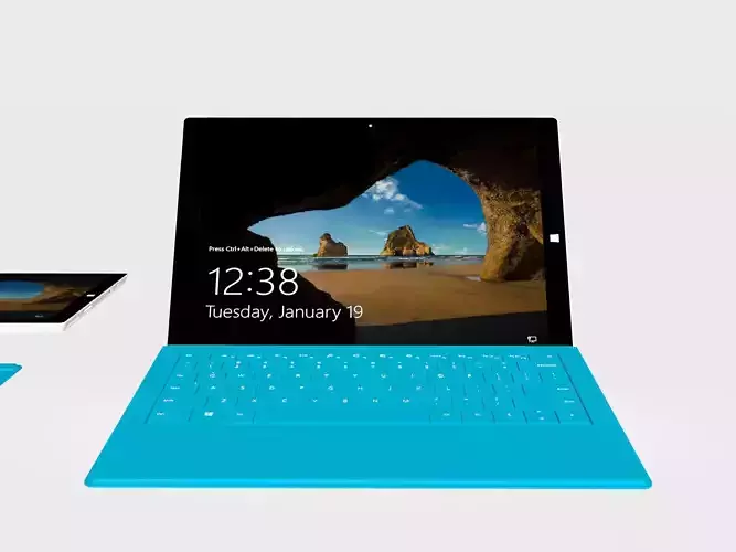Microsoft Surface Pro 3 Tablet 3D model