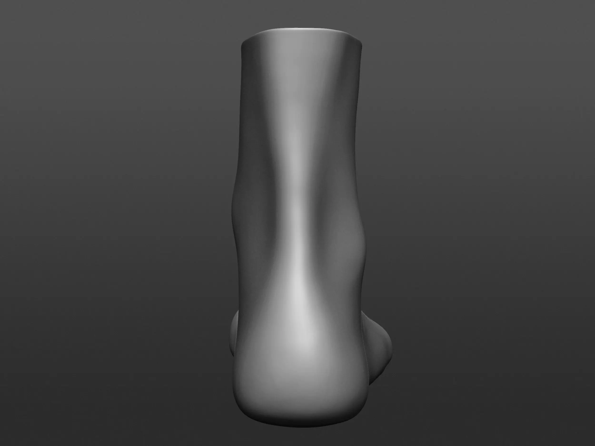 Human 3D foot model 3D model_4