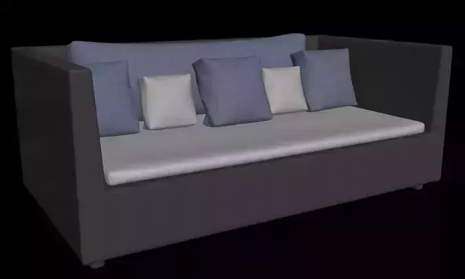 Couch and Pillows