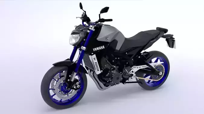 Yamaha MT-09 2014 3D model