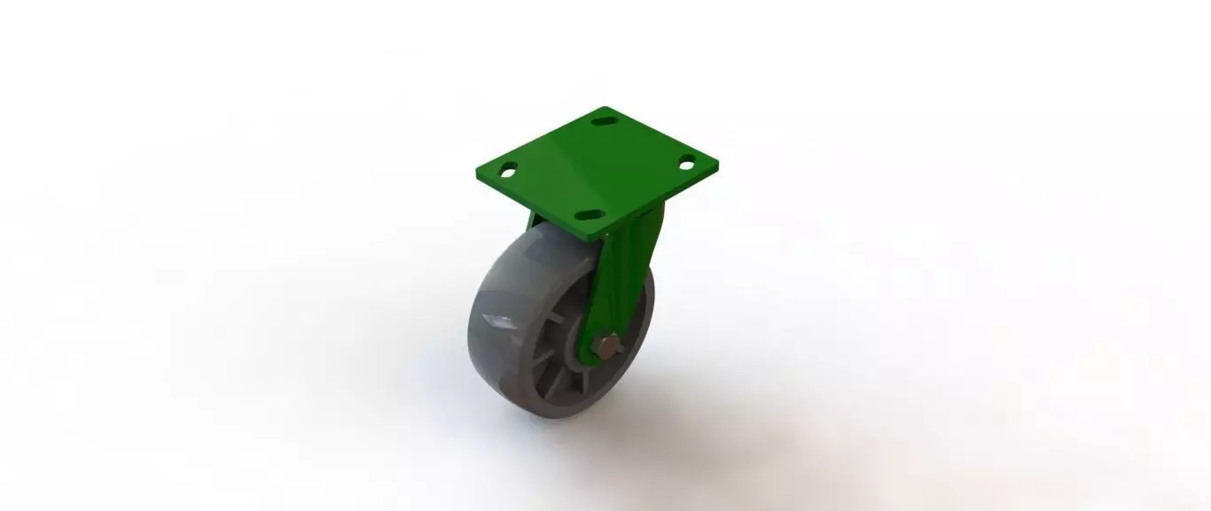 Wheel For Containers and Boxes 3D print model