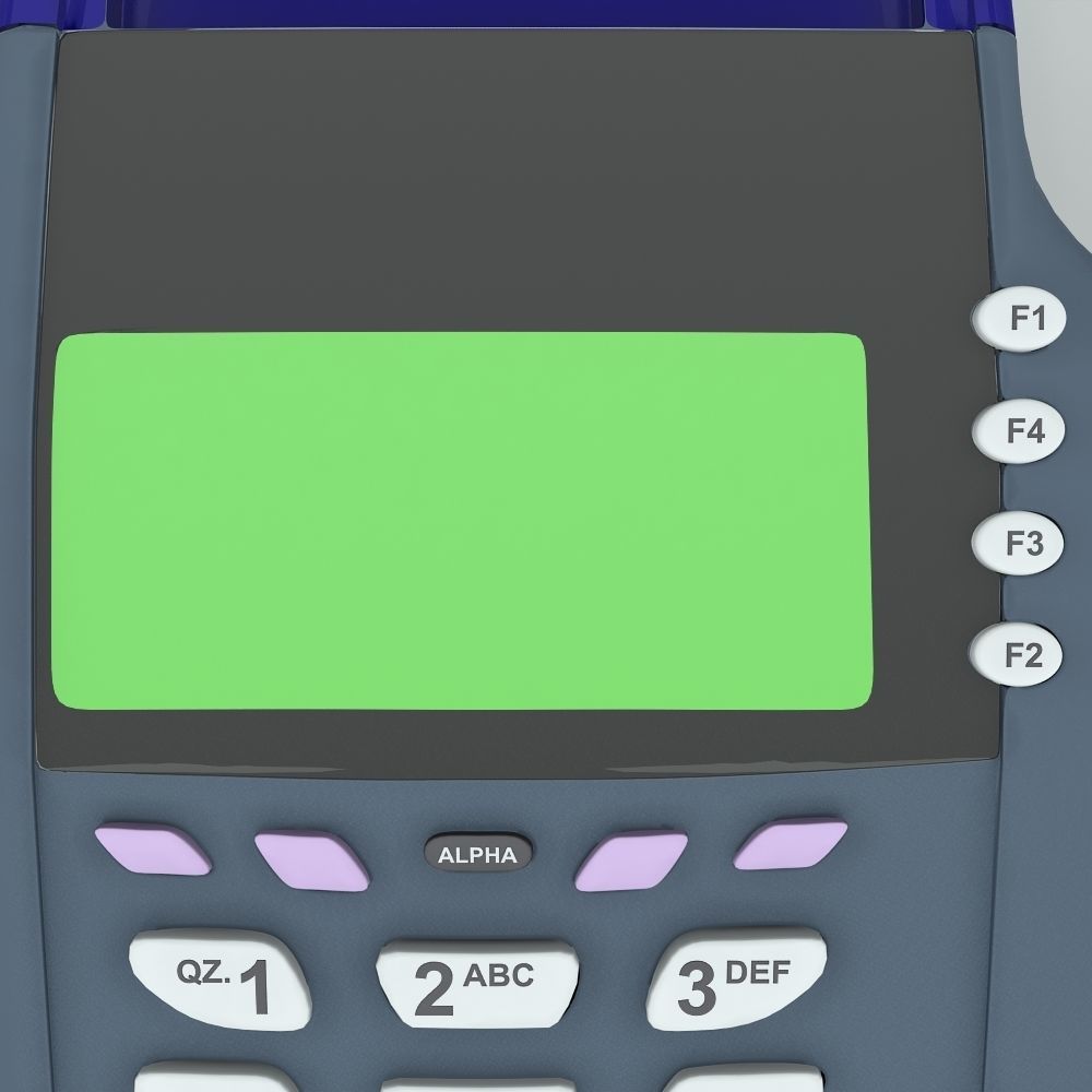 Credit Card Swipe Machine 3D model_14