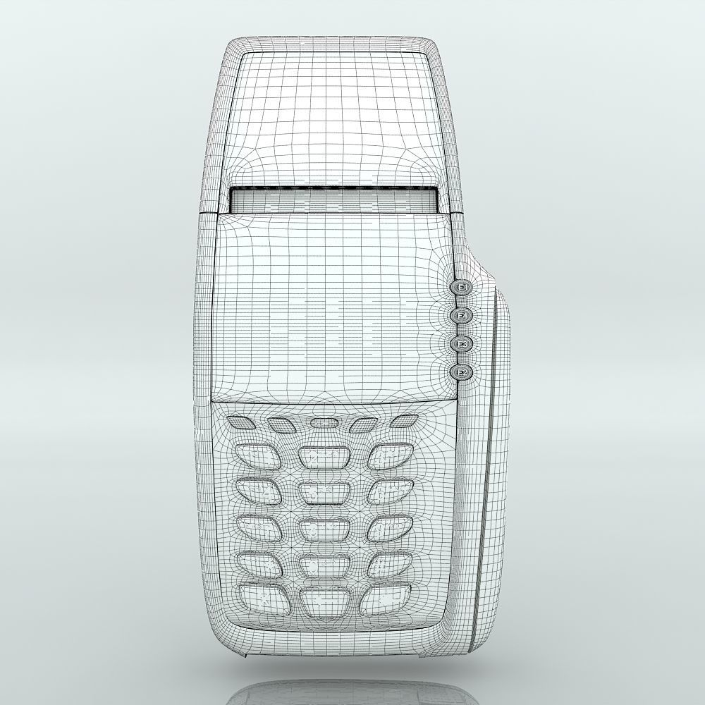 Credit Card Swipe Machine 3D model_1