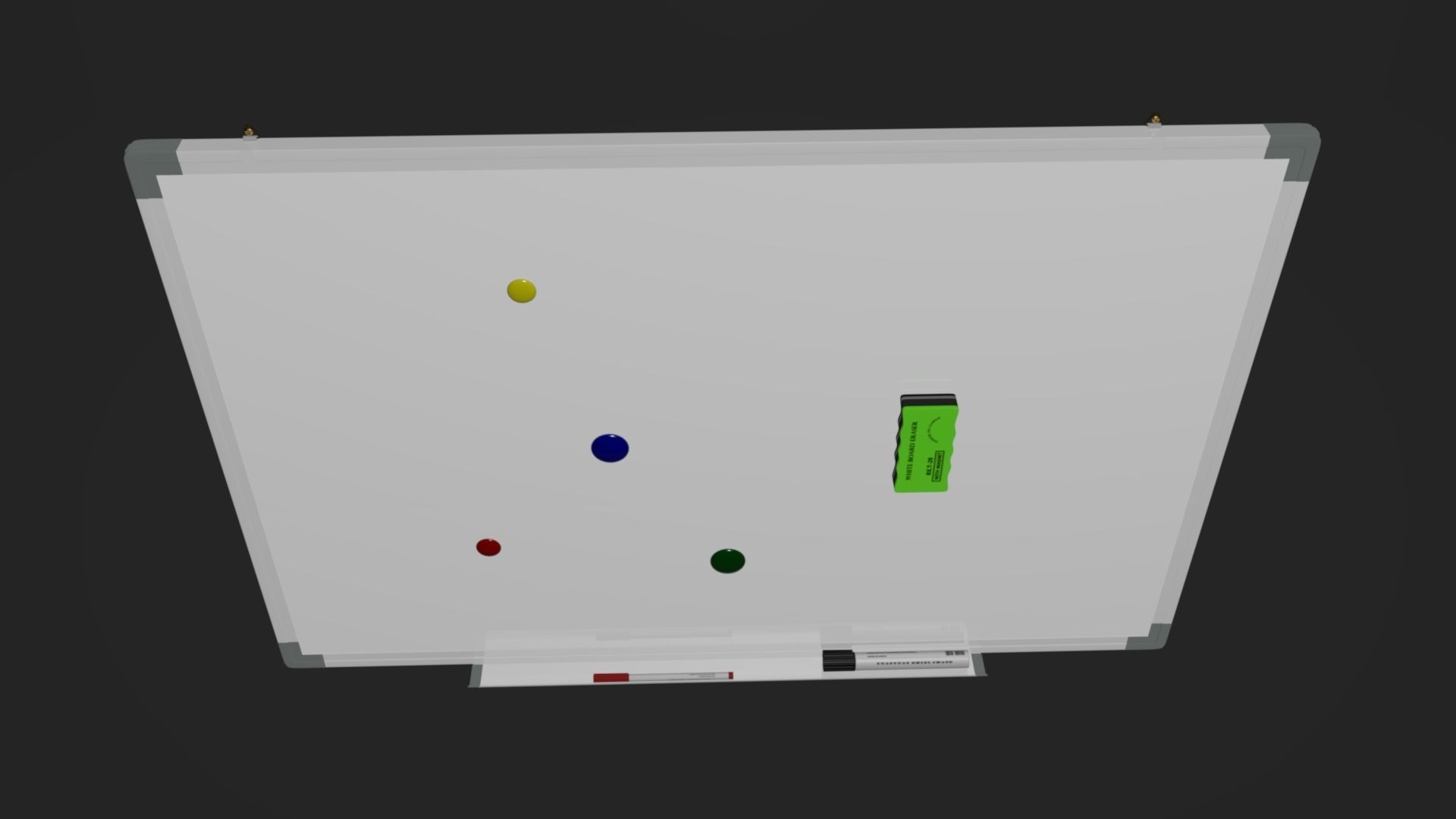 WhiteBoard Set 3D model_1