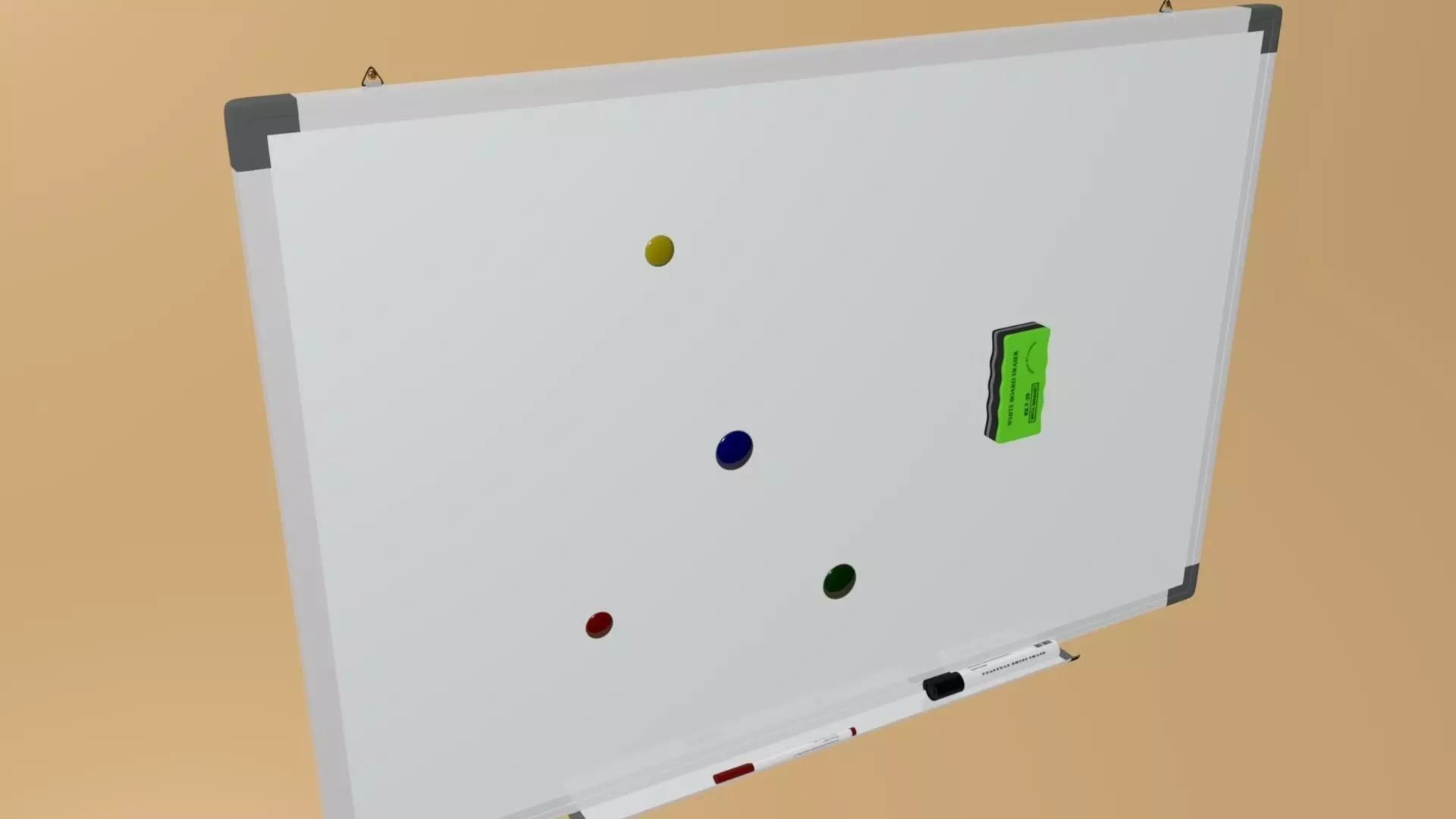 WhiteBoard Set 3D model_0
