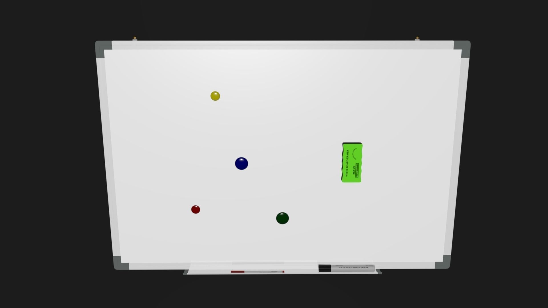 WhiteBoard Set 3D model_2