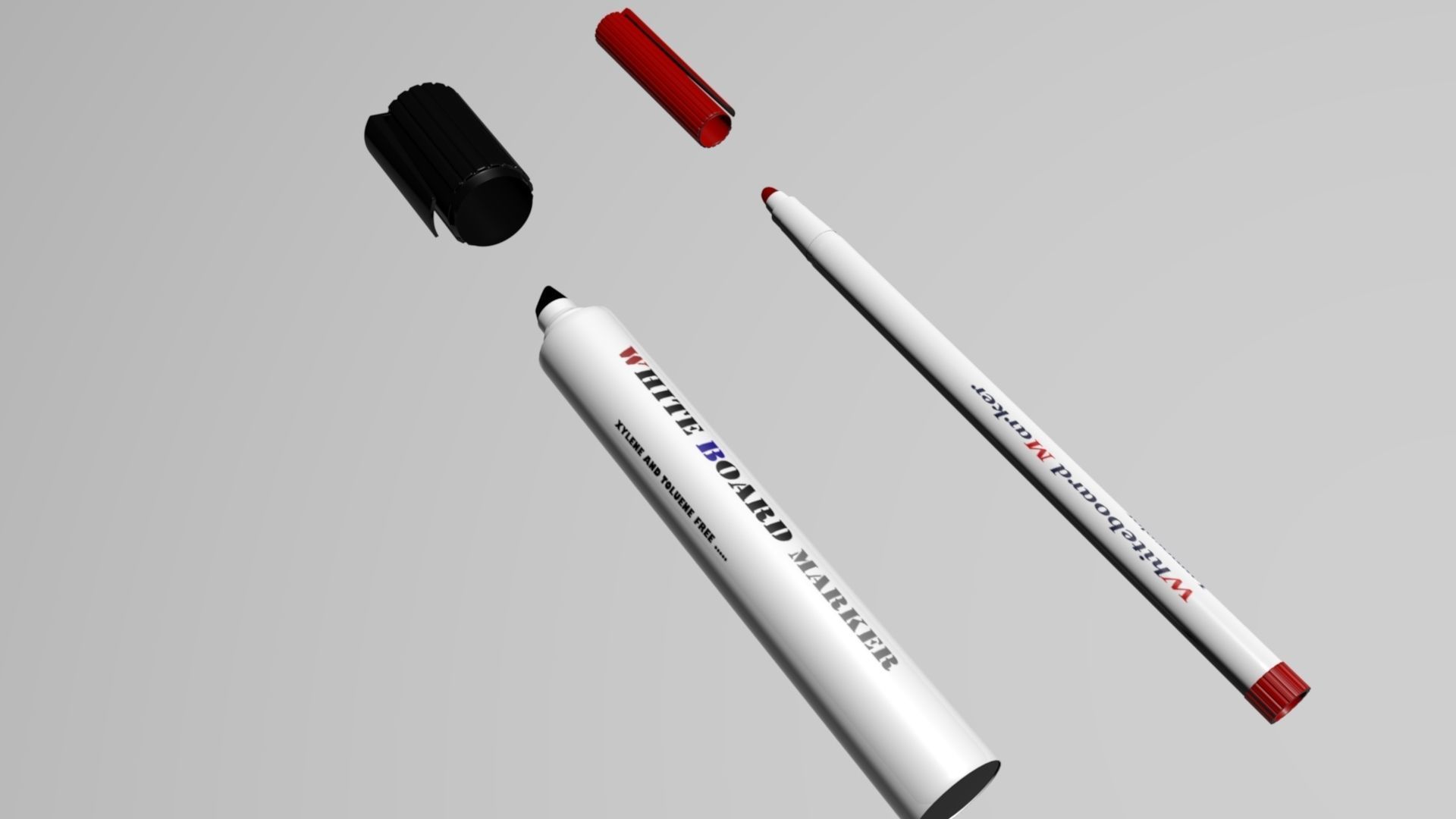 WhiteBoard Set 3D model_10