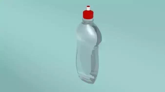Dish Soap Plastic Container Free 3D model