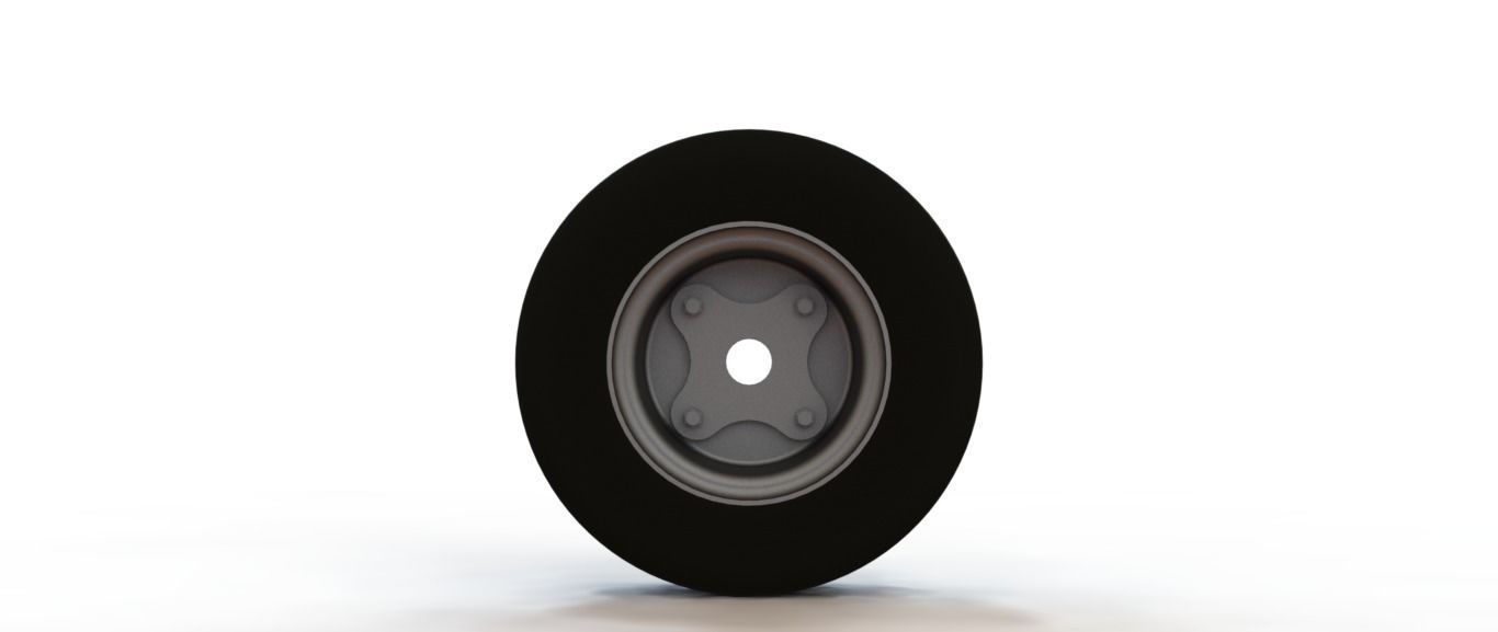 wheel for containers 3D print model_2