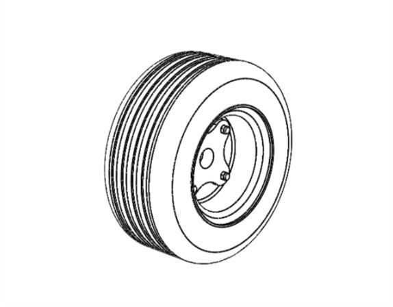 wheel for containers 3D print model_1