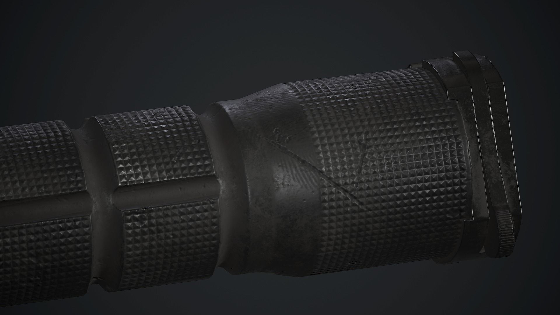 M9 Bayonet Knife PBR Game Ready Low-poly 3D model_15