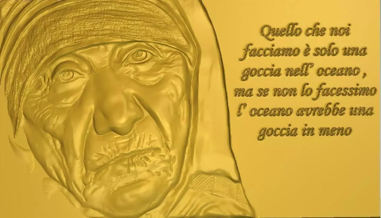 mother teresa 3D print model