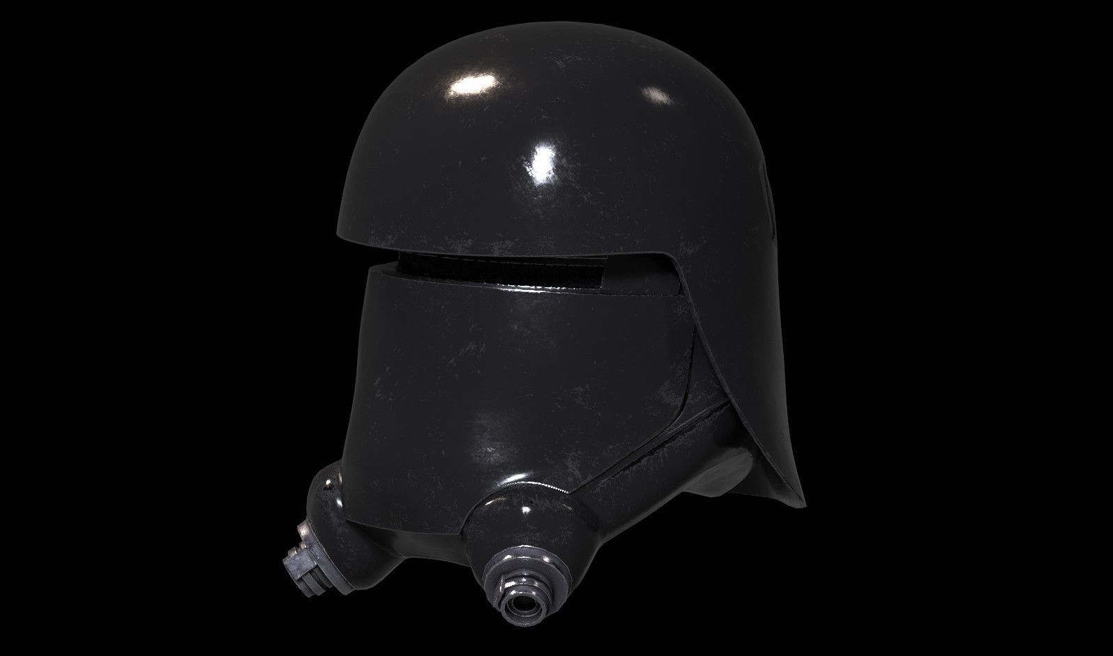 Star Wars Helmet Low-poly 3D model_4