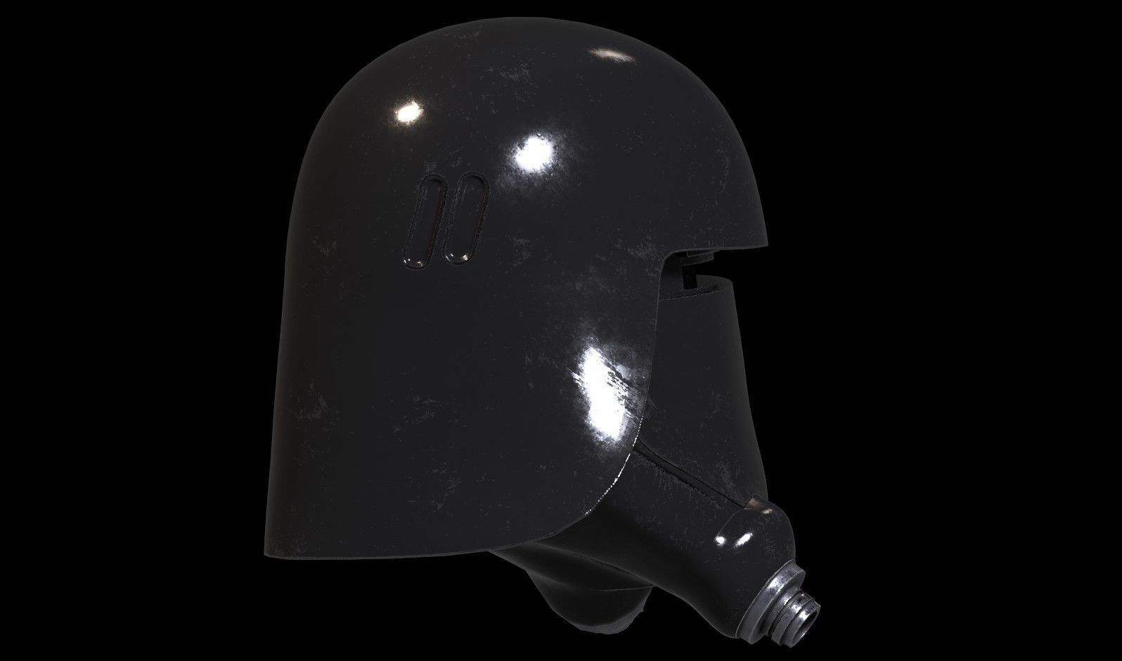 Star Wars Helmet Low-poly 3D model_5