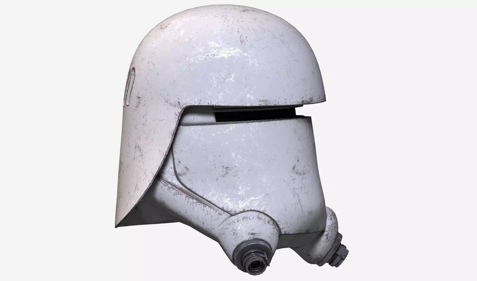 Star Wars Helmet Low-poly 3D model_0