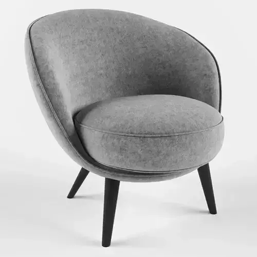 Felt chair 3D model