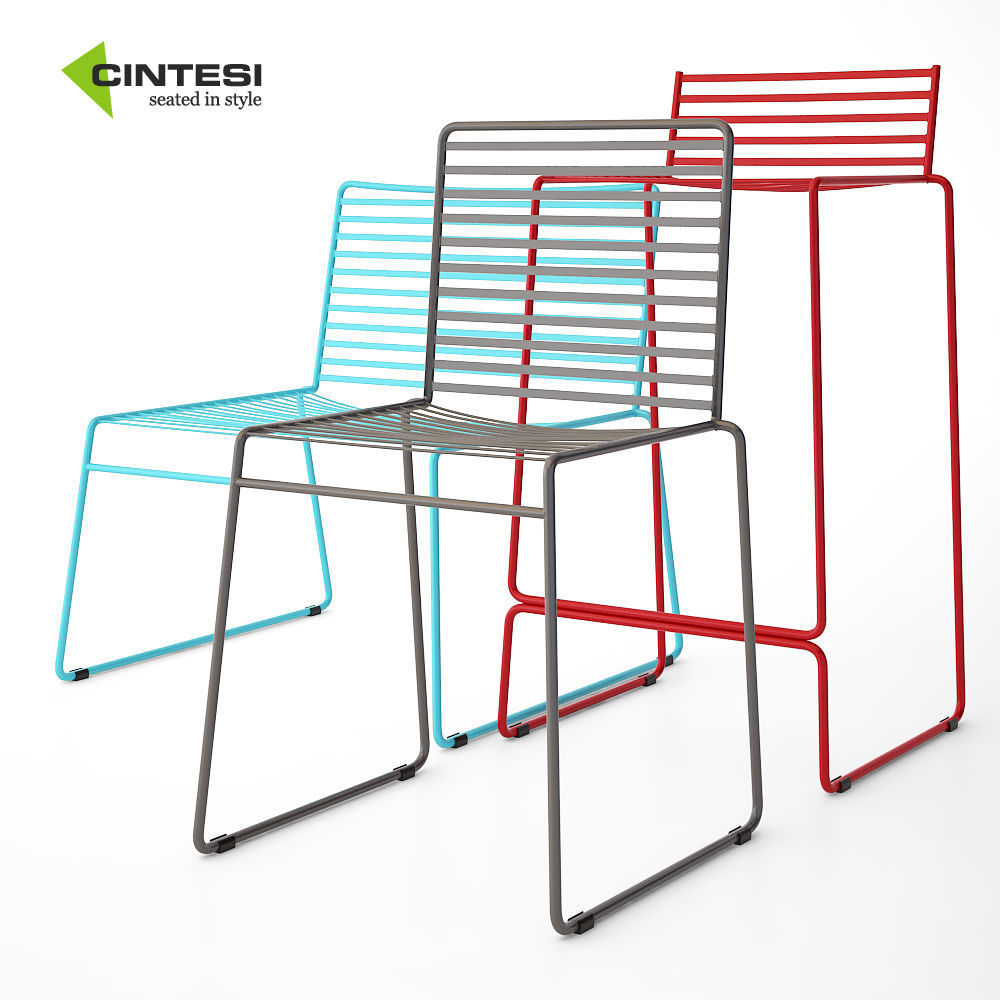 Cintesi Wire Furniture Collection 3D model_10