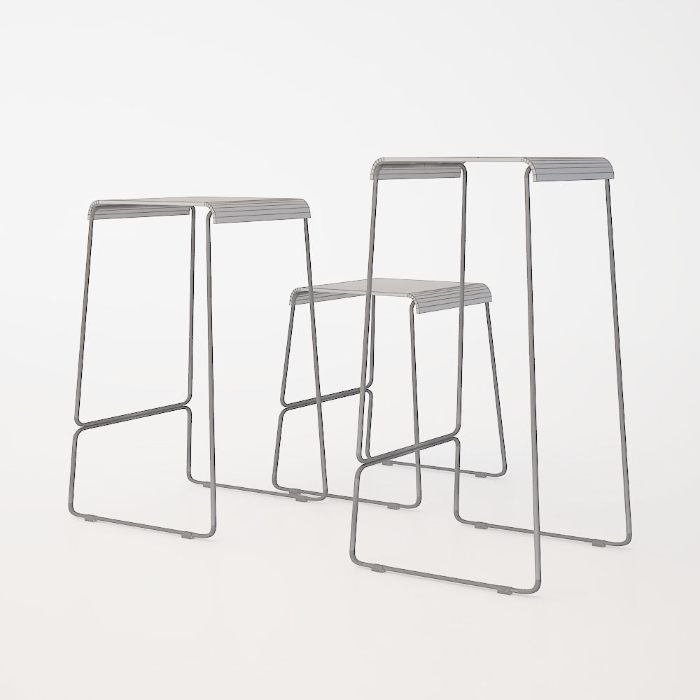 Cintesi Wire Furniture Collection 3D model_35
