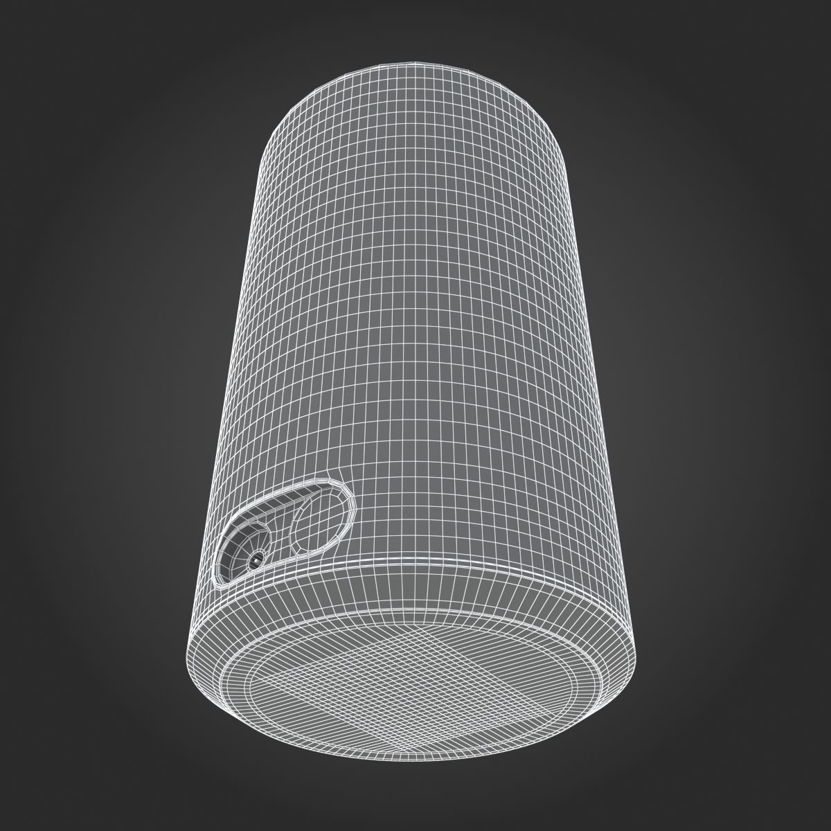 Amazon Echo 2018 Walnut Finish  3D model_27