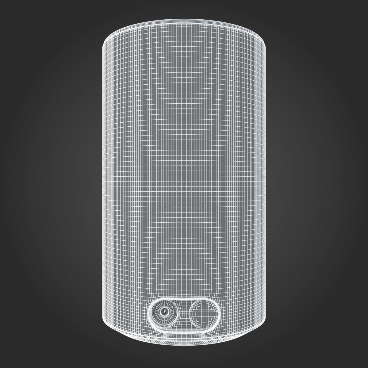 Amazon Echo 2018 Walnut Finish  3D model_25