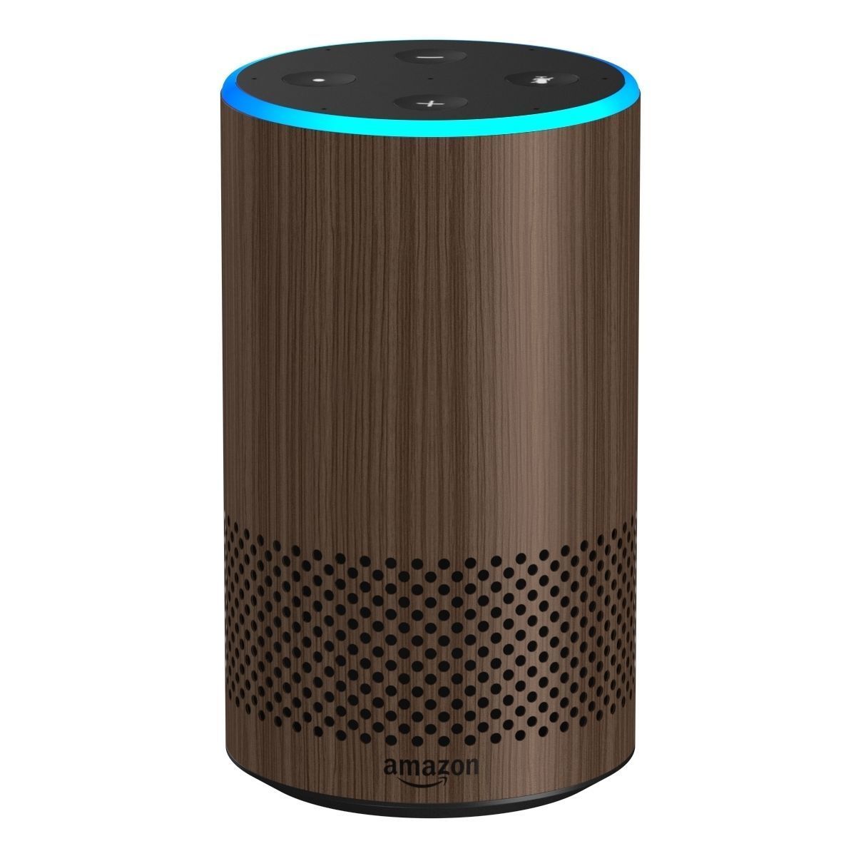 Amazon Echo 2018 Walnut Finish  3D model_4