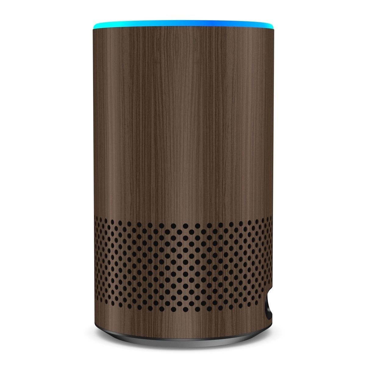 Amazon Echo 2018 Walnut Finish  3D model_16