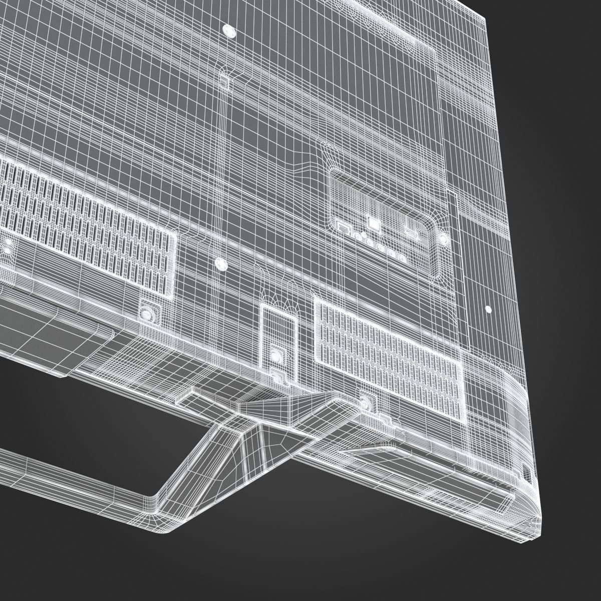 Sony TV X690E LED 4K Ultra HD 3D model_25