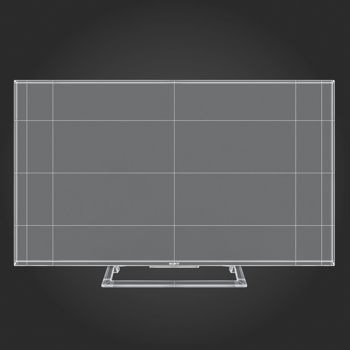 Sony TV X690E LED 4K Ultra HD 3D model_17