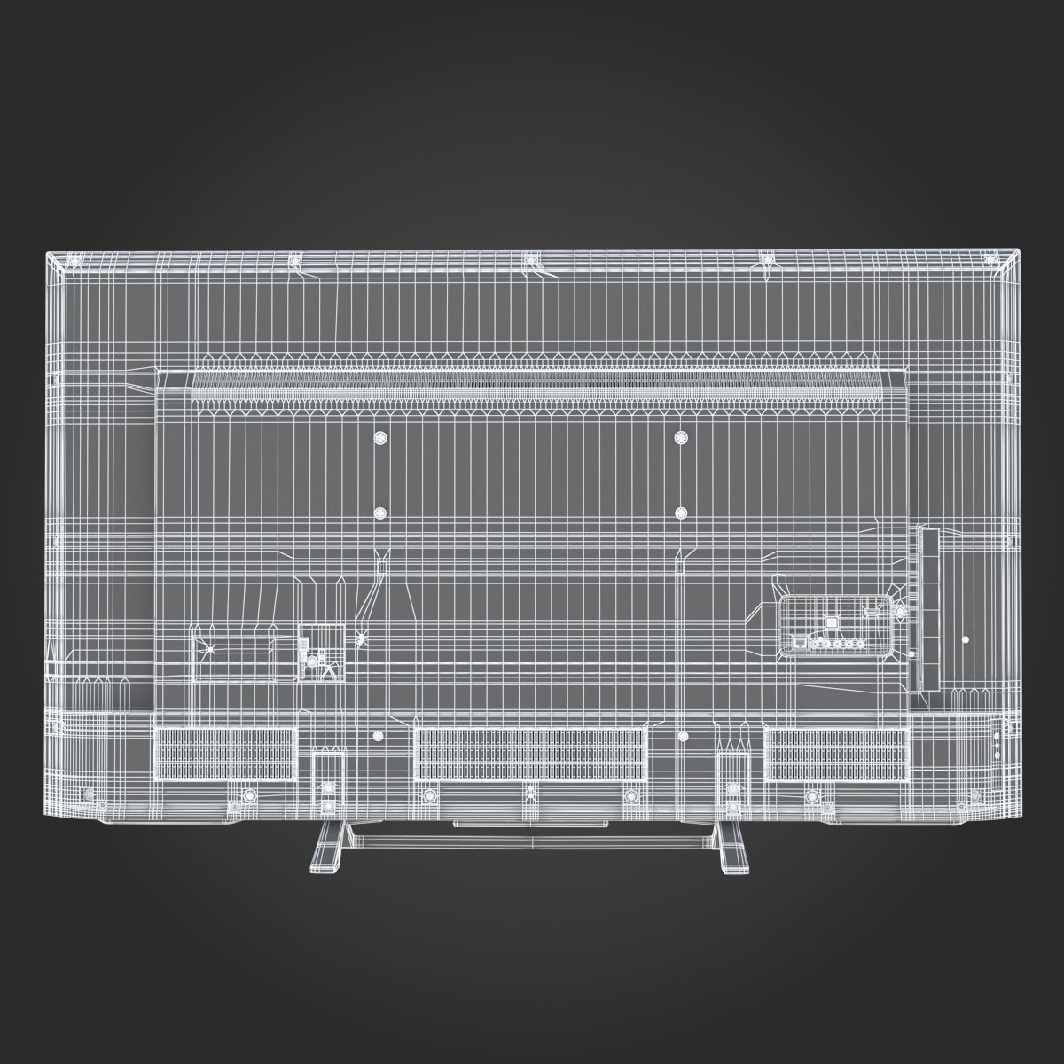 Sony TV X690E LED 4K Ultra HD 3D model_18